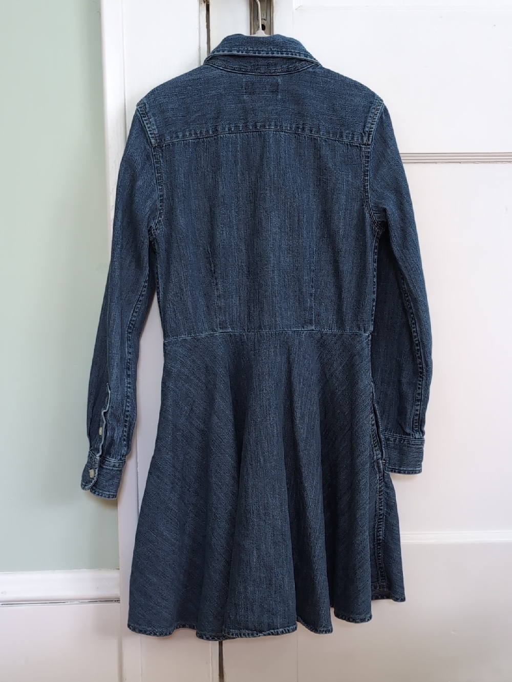 Girls Polo Ralph Lauren Denim Dress, Size 7 - Picture 2 of 4